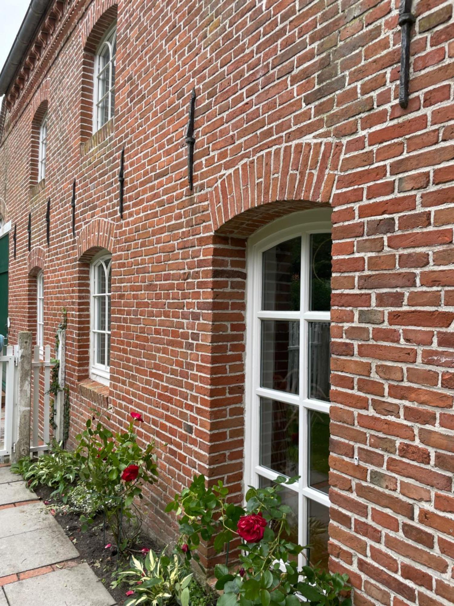 Gulfhaus Alte Meesterei Manslagt Bagian luar foto