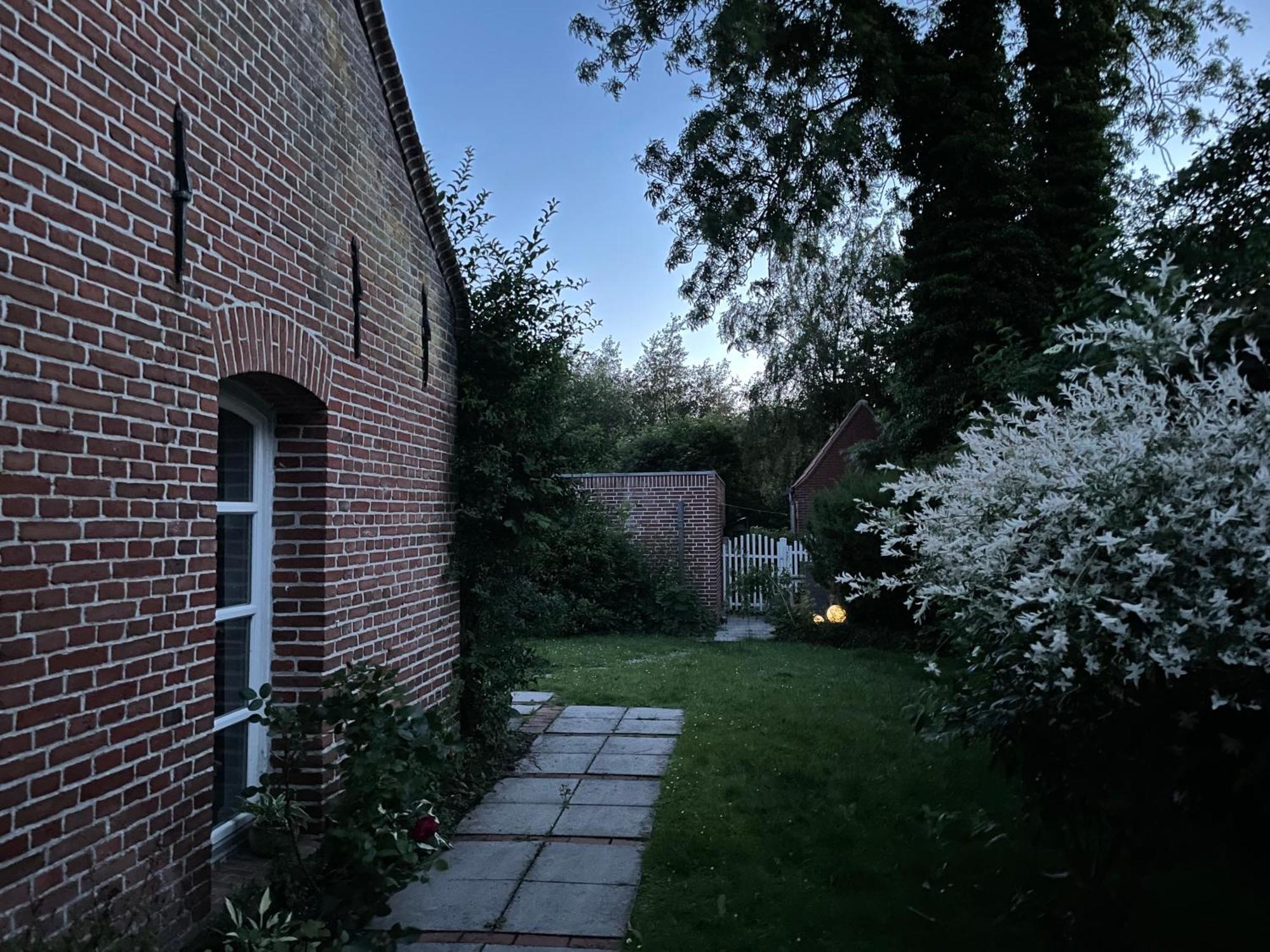 Gulfhaus Alte Meesterei Manslagt Bagian luar foto